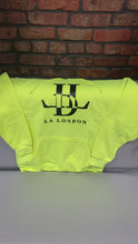 Load and play video in Gallery viewer, Neon Green/Yellow Lalondon Hoodie
